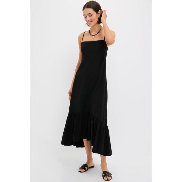 POMANDER PLACE Black Maribe Dress Size S NWT Retail $148 Tuckernuck - Picture 7 of 8